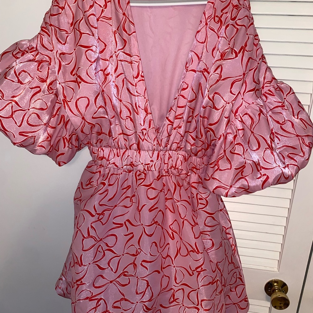 TRUTH Pink and Red Dress